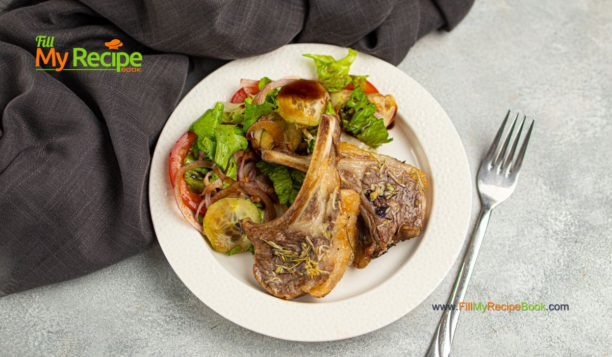 Simple Roasted Lamb Chops - Fill My Recipe Book