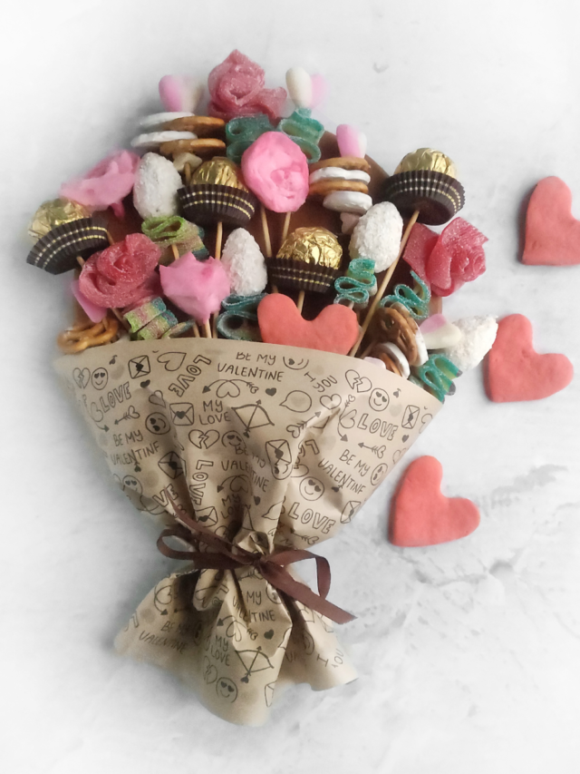 Valentine’s Day DIY Candy Bouquet (3)