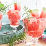 Refreshing Watermelon Honey Slushies with lime recipe. Cool 3 Ingredients summer iced drink sweetened with healthy honey for those hot days.