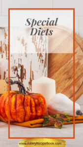 Special Diets recipe ideas for vegetarians and vegans and other dietary requirements needed with food.