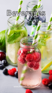 Beverages Recipes ideas to create. These include smoothies and cocktails, hot drinks and cold drinks and juices as well as healthy drinks.