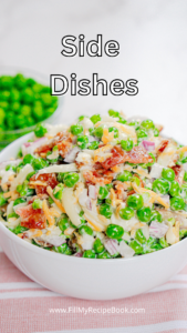 Side Dishes recipes ideas to create are potato dishes, vegetable dishes, warm side dishes and cold salad side dishes for meals.