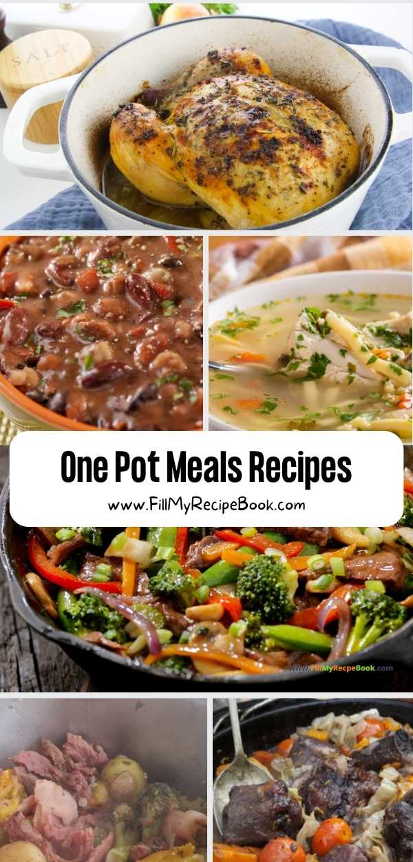 Easy One Pot Meals recipes for family dinners. Hearty stews, skillet dishes, and all-in-one pot, perfect for feeding a crowd or family with minimal cleanup.