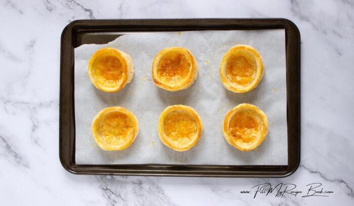 Bake for 12–15 minutes or until golden and puffed.