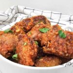 Homemade Fried Steak Nuggets Recipe. A crispy, golden snack or appetizer made with tender steak cubes coated in a cheese seasoned crust.