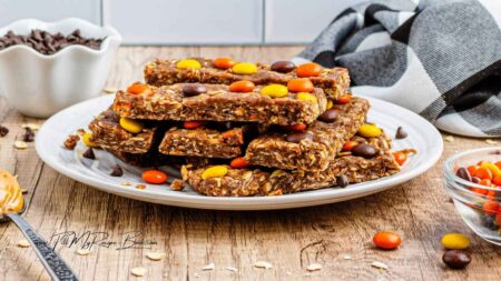 Fuel busy school days with these Healthy no-bake Reese’s Pieces snack bars. High-protein, and perfect for lunchboxes or on-the-go snacks.