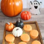 Quick Homemade Pumpkin Chocolate Covered Oreo's recipe idea for holiday events, or seasons. So simple just 3 ingredients, no bake dessert.