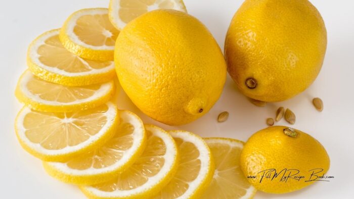 Use homegrown, organic lemons. Wash the lemons clean, and cut off the end pieces. Then slice the lemons thinly, cut them up to small pieces. (use a board that will collect the juices, as they will be incorporated) Remember to leave out the pips.
