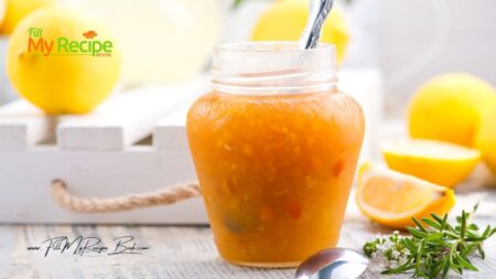 Learn how to make homemade lemon jam recipe with a pinch of ginger. Sweet and tart spread is zesty, and perfect for toast, desserts fillings.