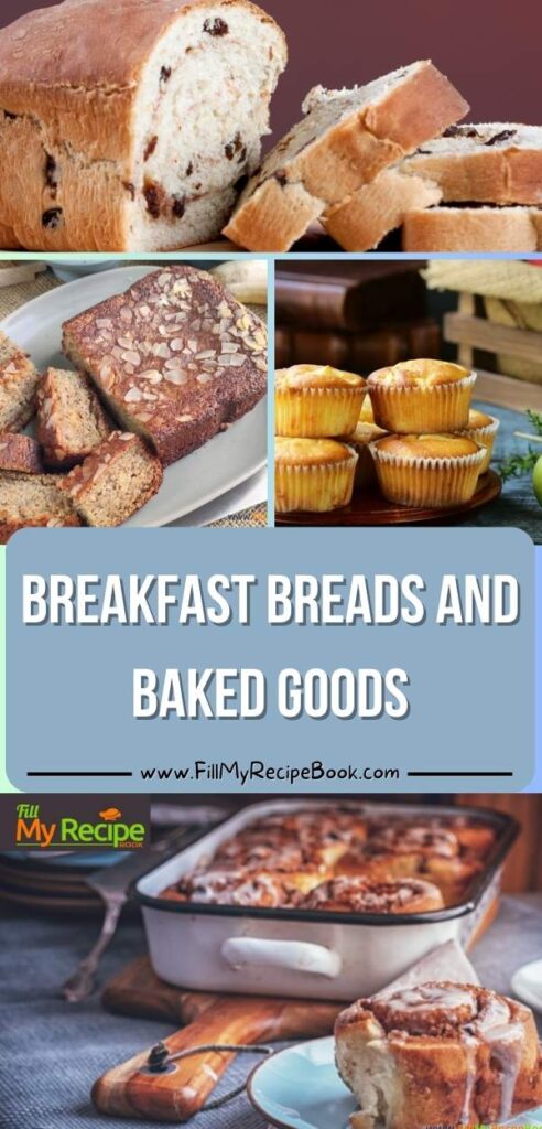 Delicious breakfast breads and baked goods, from muffins and banana bread to homemade loaves. Easy, flavorful recipes perfect for mornings and brunch.