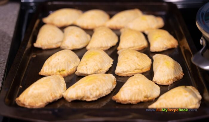 A Recipe Idea for Homemade Savory Hand Pies. These delicious puff pastry hand pies are baked in the oven and filled with ground beef, potatoes, and vegetables, an easy meal or snack.