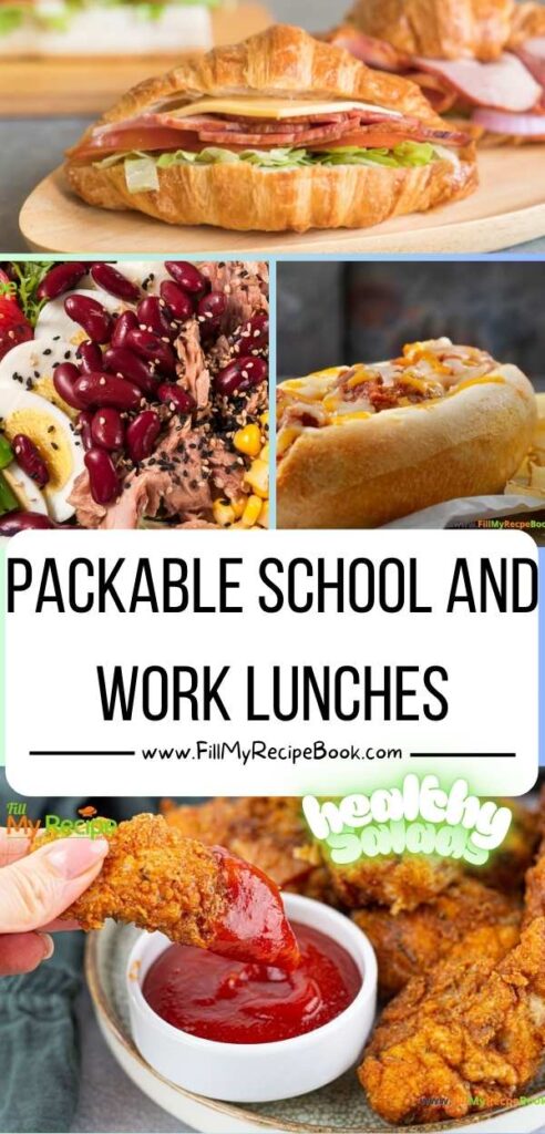 Healthy, Packable School and Work Lunches, kid approved, and office friendly lunch recipes that travel well. Perfect for summer lunchboxes.