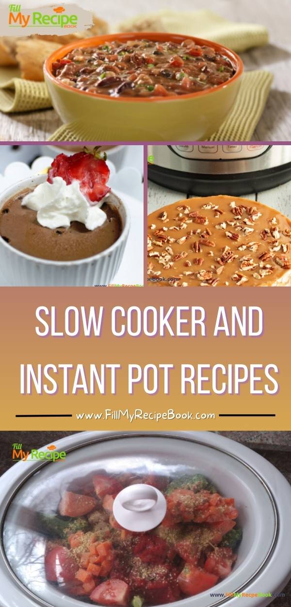 Find easy slow cooker and Instant Pot recipes, savory stews and cozy soups to sweet desserts. Simple, flavorful meals for family dinners.