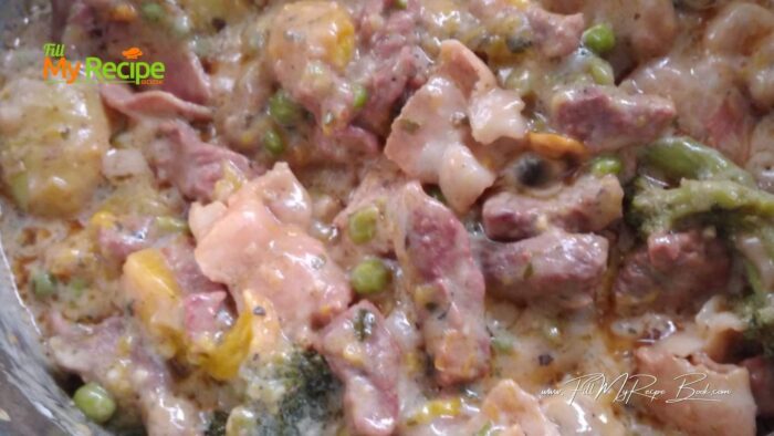 Tasty One Pot Beef Stew recipe for meals. Stove top meat dish with veggies, potato with mushroom soup, its a cold weather one pot wonder.