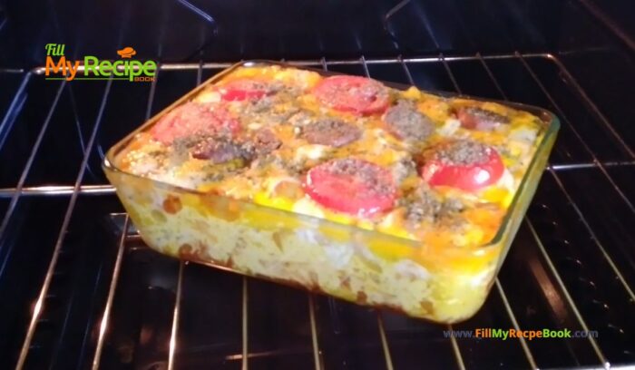 Oven Bake this Boerewors Mac n Cheese Casserole for a meal. A South African recipe that includes left over boerewors with tomato and garlic.