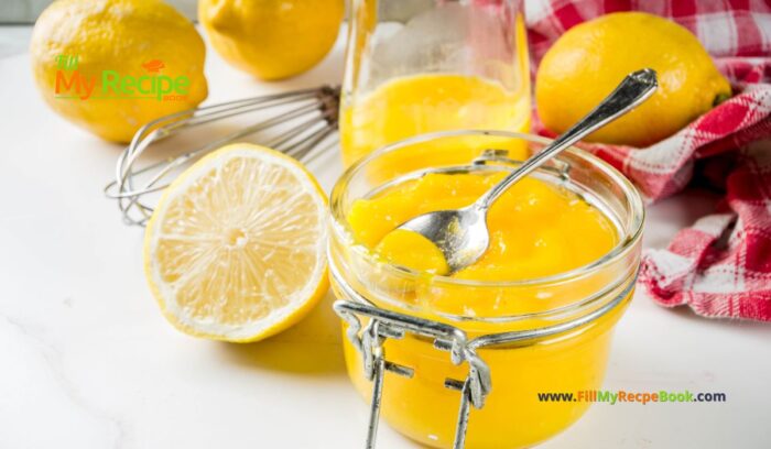 How to make lemon curd for fillings in tarts or tartlets. Easy recipe for spreads on toast and flavors for cakes, cookies and desserts.