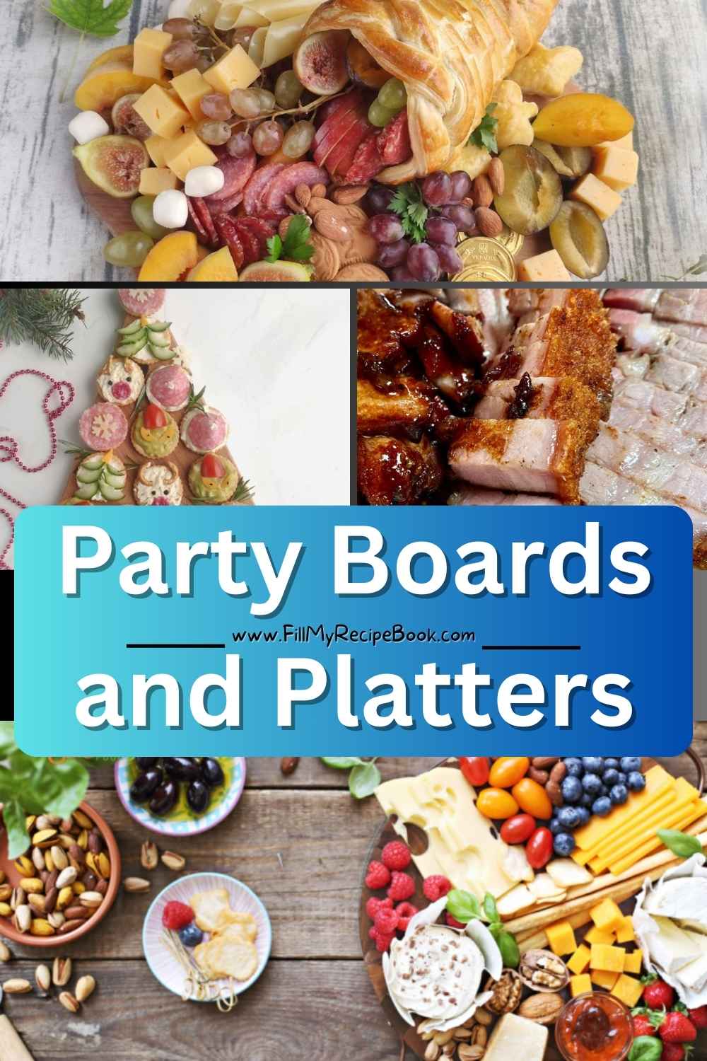 Create stunning party boards and platters with simple, delicious ideas for snacks, appetizers, and finger foods. Perfect for entertaining, family gatherings, or holiday celebrations