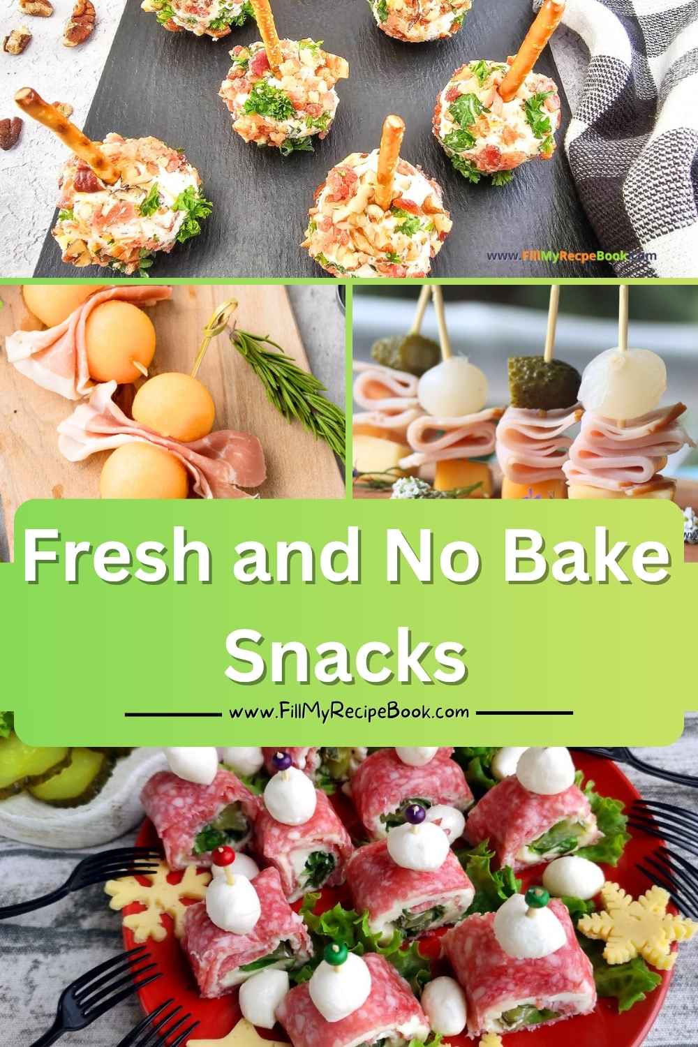 Fresh and no bake snacks that are quick, easy, and perfect for any occasion. Healthy, delicious, and fuss-free treats for kids and adults alike