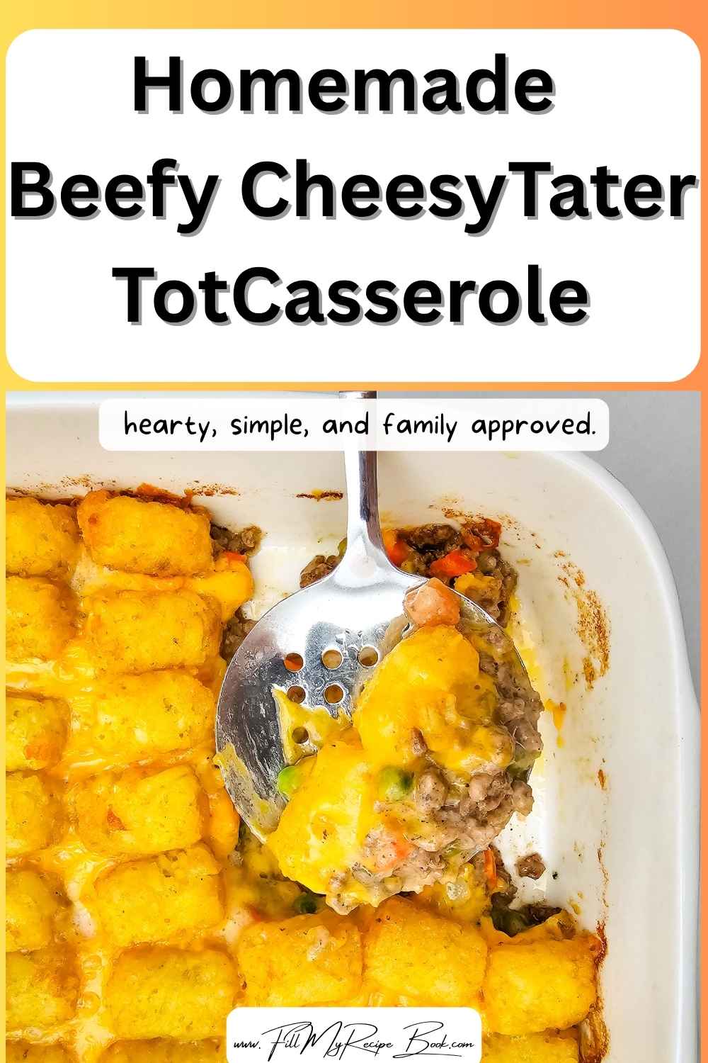 A cozy homemade beef and cheese tater tot casserole that’s hearty, simple, and family-approved.