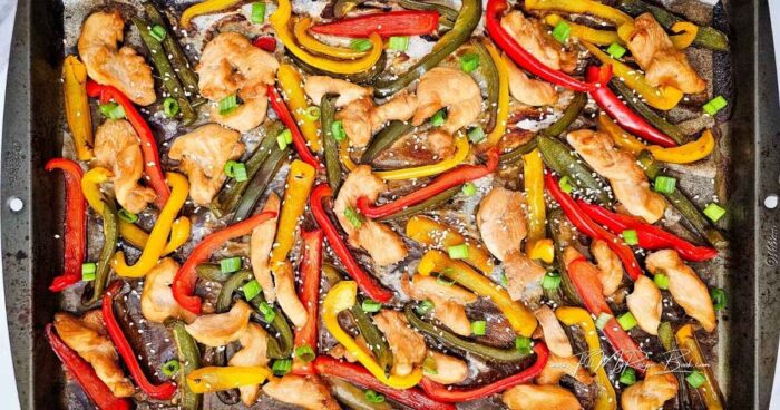 Bake for 25-35 minutes. This is a quick, simple dinner for family of four. Glazed with a sauce that’s sweet, savory, and full of flavor. With minimal prep and just one pan to clean, this recipe makes dinner simple and stress free.