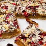 Enjoy these Easy Homemade Cranberry Orange Pecan Pie Bars. Sweet, nutty, and citrusy, perfect holiday dessert bars everyone will love.