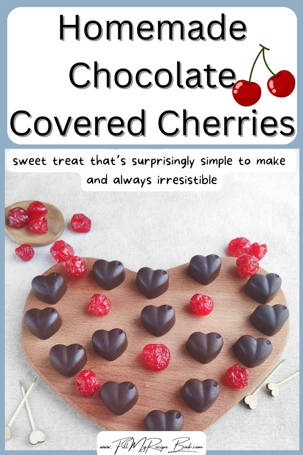Make delicious homemade chocolate covered cherries with just a few simple ingredients. A sweet candied fruit treat perfect for gifting, holidays, and easy desserts.