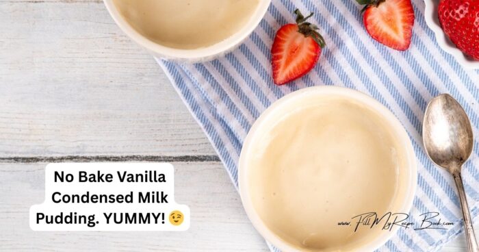 Add some fresh cut strawberries or other fruit to add to the dessert.