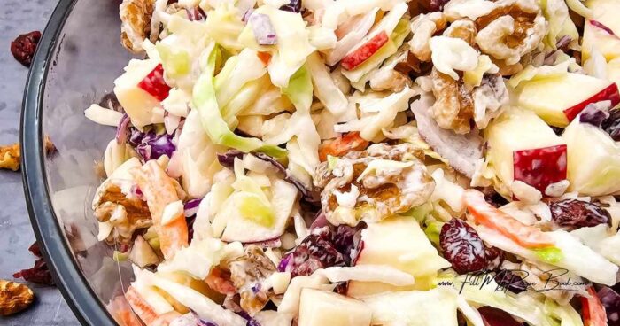 Easy to prepare and full of color, this coleslaw is ideal for holiday meals, potlucks, BBQs, or everyday dinners. It pairs beautifully with roasted meats, grilled chicken, or sandwiches, and can be made ahead for stress-free entertaining. Refreshing, crunchy, and crowd-pleasing, this apple cranberry coleslaw is sure to become a favorite.