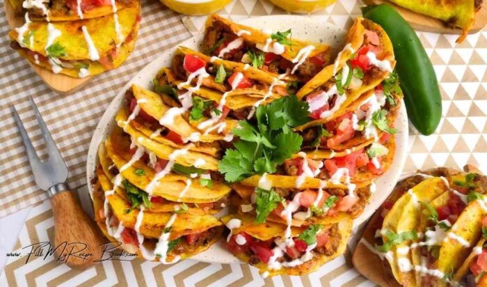 With their crispy shells and flavorful filling, they’re perfect for parties, snack platters, lunchboxes, or effortless weeknight dinners.
Because they bake in the oven, you can make all 20 at once—no frying, no fuss, just delicious bite-sized tacos that everyone will love.
Do not store or reheat.