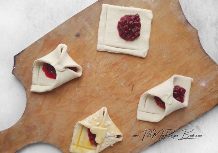 Place the finished letters on a parchment lined baking sheet and bake in the oven at 392deg.F (200 deg. C) for about 18 minutes.