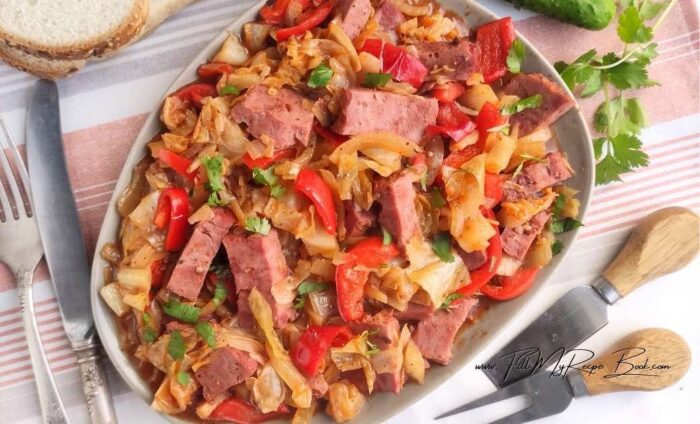 Stovetop Corned Beef and Cabbage. A tender, flavorful one pan dinner featuring perfectly cooked corned beef and cabbage, for weeknights.