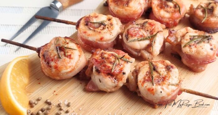 For a deeper caramelized crust, finish under the broiler or grill, for a few minutes before serving with fresh onion, rosemary, and lemon wedges.