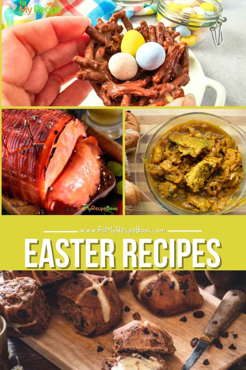 A collection of Easter recipe ideas and food inspiration, bringing together traditional favourites, easy meals, treats for kids, and Easter weekend baking.