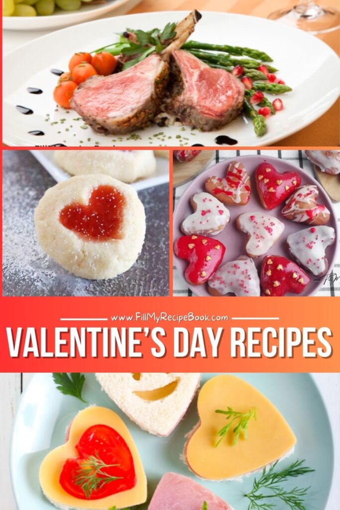 Easy Valentine’s Day recipes and food ideas. Make ahead breakfasts, cookies, desserts, snacks, and simple meals to celebrate at home.