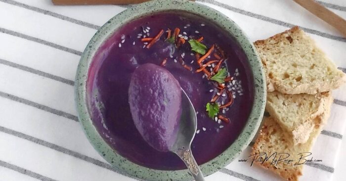 Give this homemade purple velvet veggie soup a try and bring something vibrant and nourishing to your table. If you enjoyed it, share the recipe, leave a comment, and explore more of our easy homemade soups for everyday cooking or Lunch. As well as Light and Easy Summer Lunch Ideas and Warm and flavorful Fall and Winter Lunch recipes
