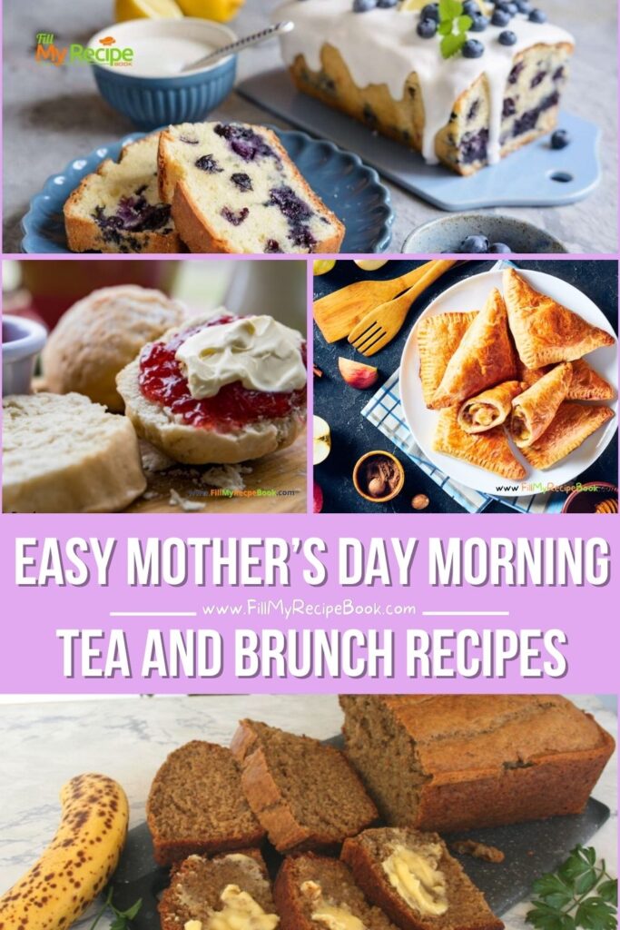 Easy Mother’s Day morning tea and brunch recipes with quick treats, simple bakes, and light savory ideas. Perfect for a relaxed homemade celebration.