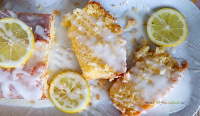 Homemade Lemon Drizzle Loaf Cake recipe to whip up as it’s simple and makes a tangy moist dessert, a fail safe recipe that works every time.