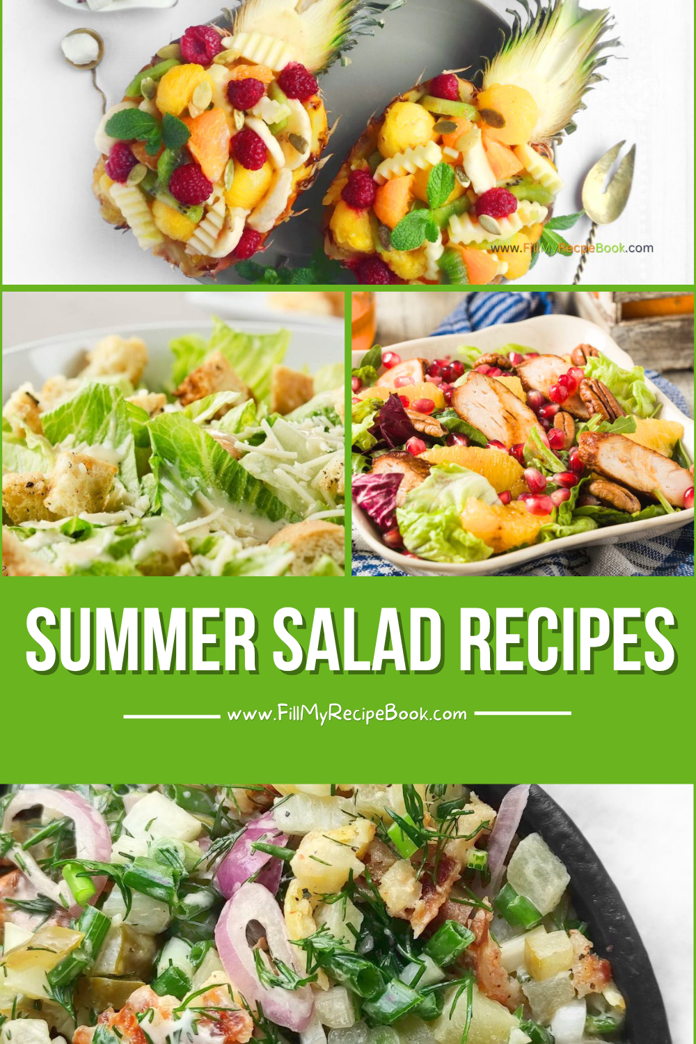 Crisp, colorful, and refreshing summer salad recipes. From fruit salads to protein-packed bowls, perfect for hot days and light lunches.