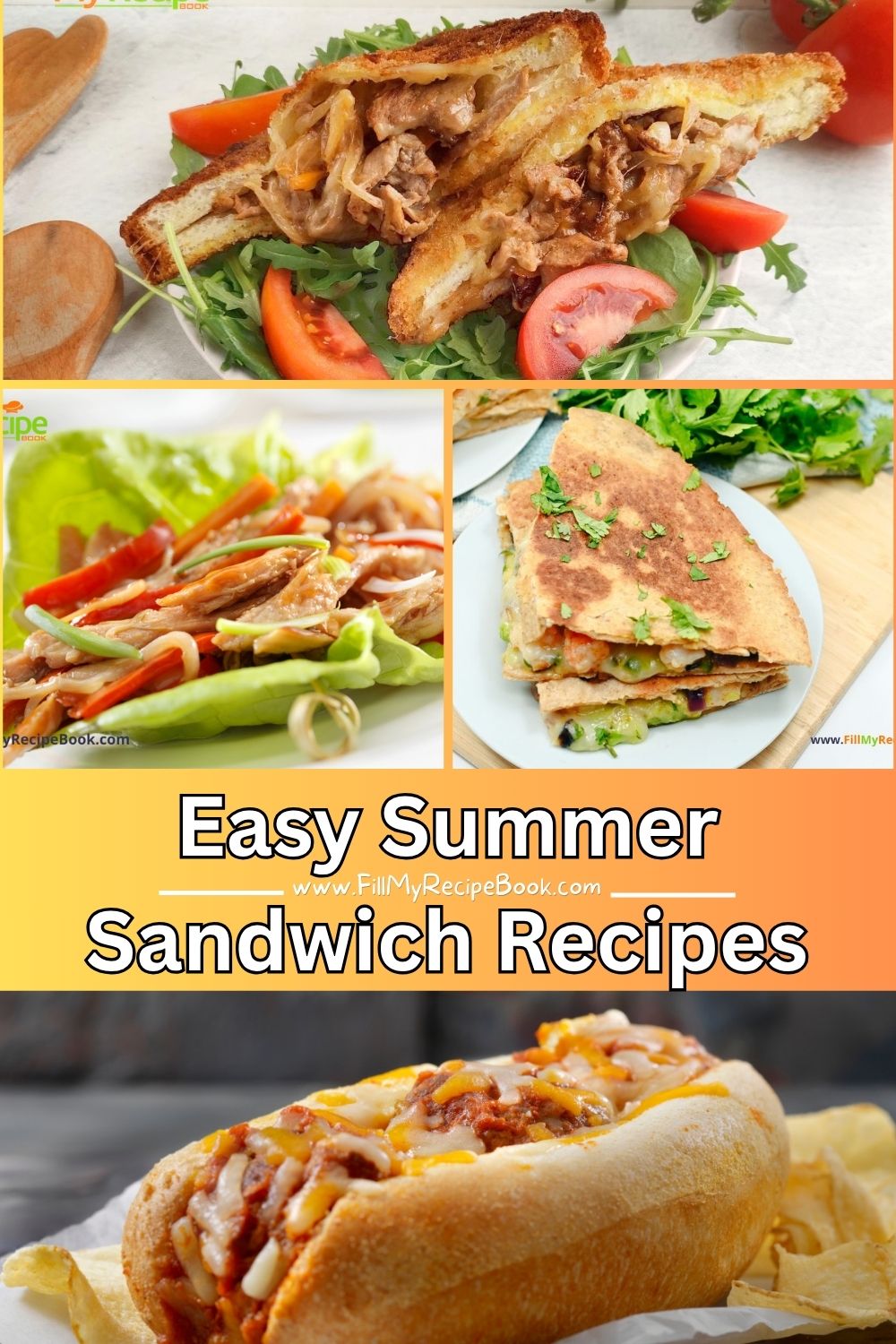 Cool, fresh, and easy summer sandwich recipes. From veggie wraps to chicken baguettes, perfect for picnics and hot days.