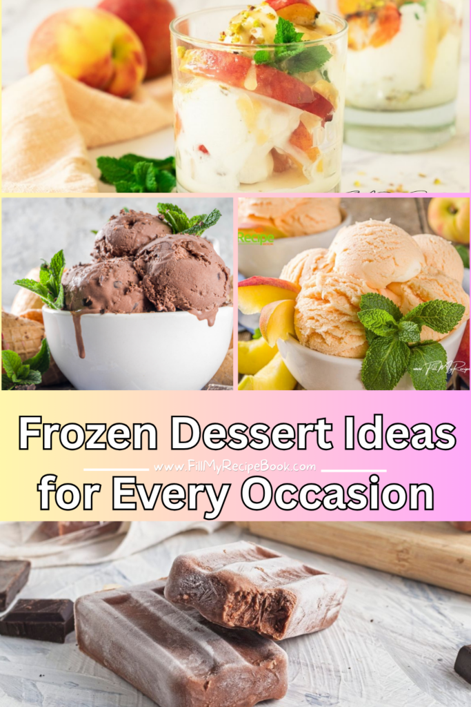 Easy Frozen desserts recipes for every occasion, and treats perfect for summer parties, BBQs, birthdays, holidays, and family celebrations.