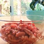 Enjoy this easy Baked Bean Tomato and Onion Salad made with fresh tomatoes. The perfect side dish for BBQs, picnics, and family meals.
