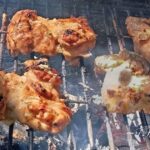Honey Mustard Marinated Grilled Chicken Thighs is juicy, tender, and caramalized over hot coals. A BBQ or braai recipe for family meals.