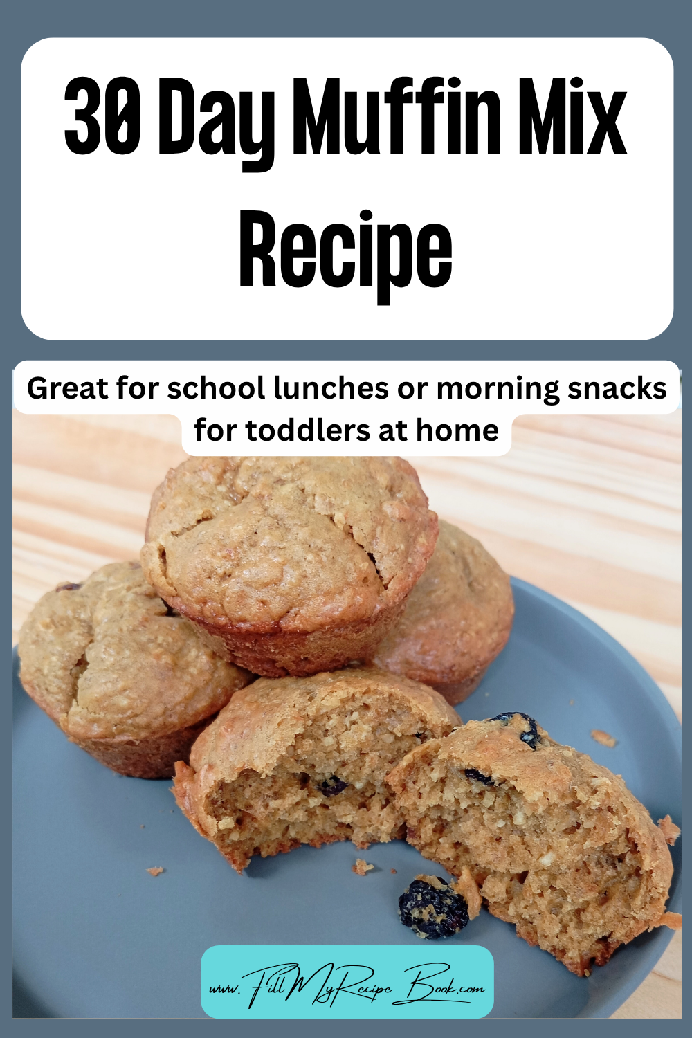 Make muffins for up to 30 days with this easy muffin mix recipe. Keep the mix refrigerated and bake homemade muffins whenever you want.