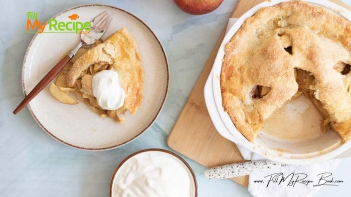 An Easy Homemade Apple Pie and Crust recipe to bake. Double crust with layers of sweet hone crisp apples, cinnamon and sugar a warm dessert.