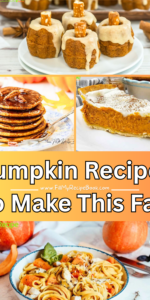 Delicious Pumpkin recipes to make this fall, from sweet desserts and baked treats to savory meals and tasty pumpkin snacks.
