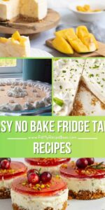 Easy no bake fridge tart recipes with few ingredients. Includes yogurt tarts with and without condensed milk for quick, simple desserts.