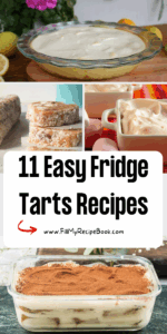 11 Easy Fridge Tarts Recipes ideas. Quick No Bake desserts with yogurt or condensed milk, coconut cream or pineapple, and marshmallows.