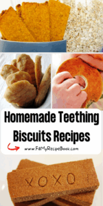 DIY Homemade Teething Biscuits Recipes. Healthy baby rusks or crackers. Grain, sugar, gluten free, with sweet potato, banana, oats.